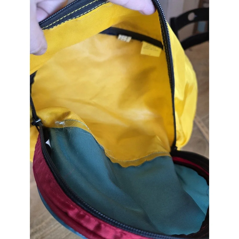 Ridgeway By KELTY fanny Pack Lumbar Pack Vintage Yellow Blue Red Large Capacity‎